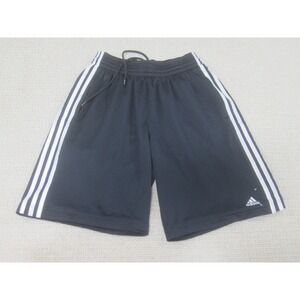 Adidas Shorts Mens Small Blue Athletic Active‎ Stretch w/Pockets Drawstring